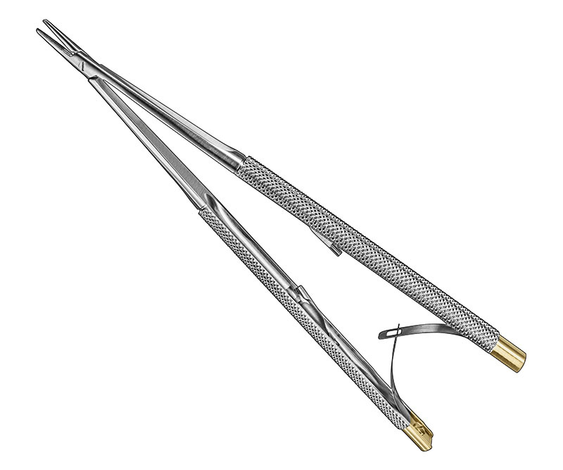CASTROVIEJO, micro needle holder