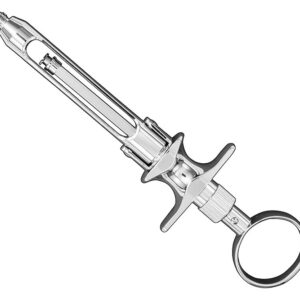Cartridge syringe, ring handle