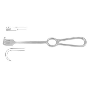 Kocher Retractor 2 Sharp