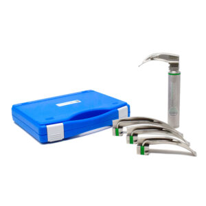 Fiber Optic Laryngoscope Set Macintosh Type with LED Bulb